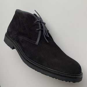 Ermenegildo Zegna Navy Suede Chukka Boot